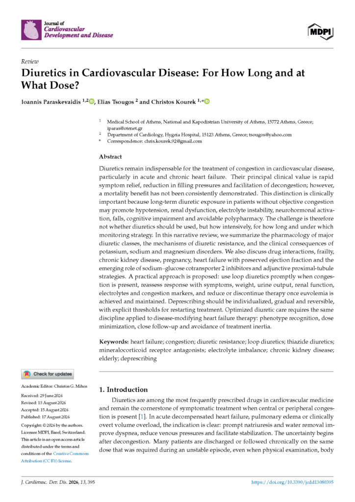 Diuretics in Cardiovascular Disease: For How Long and at What Dose?